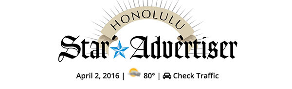 Star-Advertiser logo with April 2, 2016 date