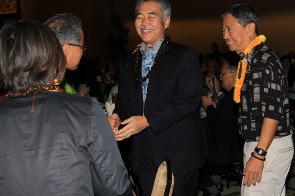 Governor Ige at Living Treasures 2017