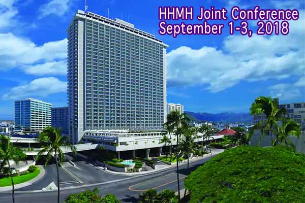 Ala Moana Hotel with "Joint Conference Sept 1-3, 2018"