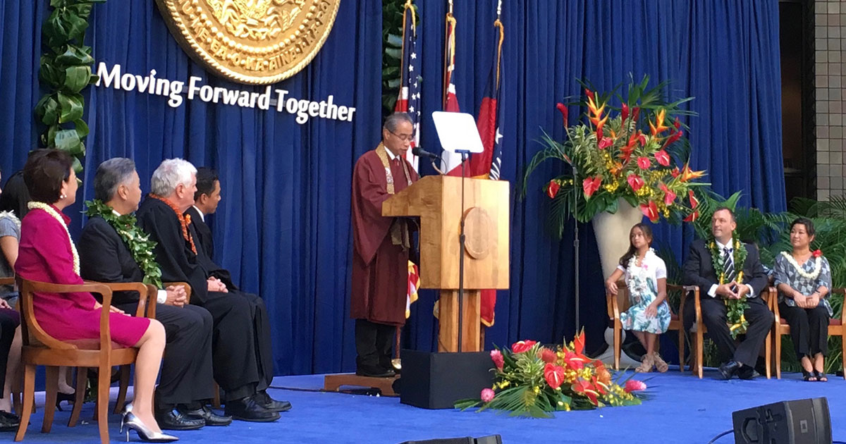 Benediction for Gov. David Ige and Lt. Gov. Josh Green’s 2018 ...