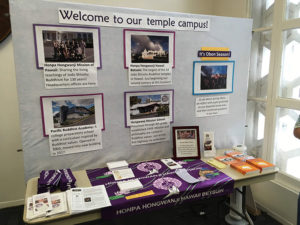 Welcome to Our Temple Campus display