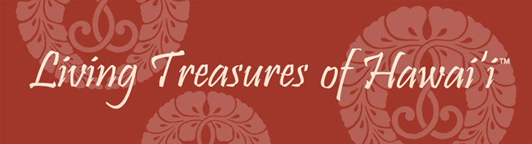 Living Treasures of Hawaii banner (no year)