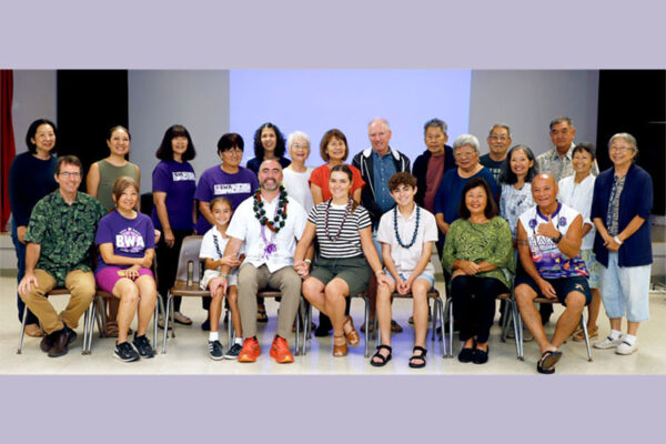 Noah Rasheta and family with in-person seminar attendees on 10/11/25